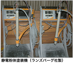 静電粉体塗装機（ランズバーグ社製）